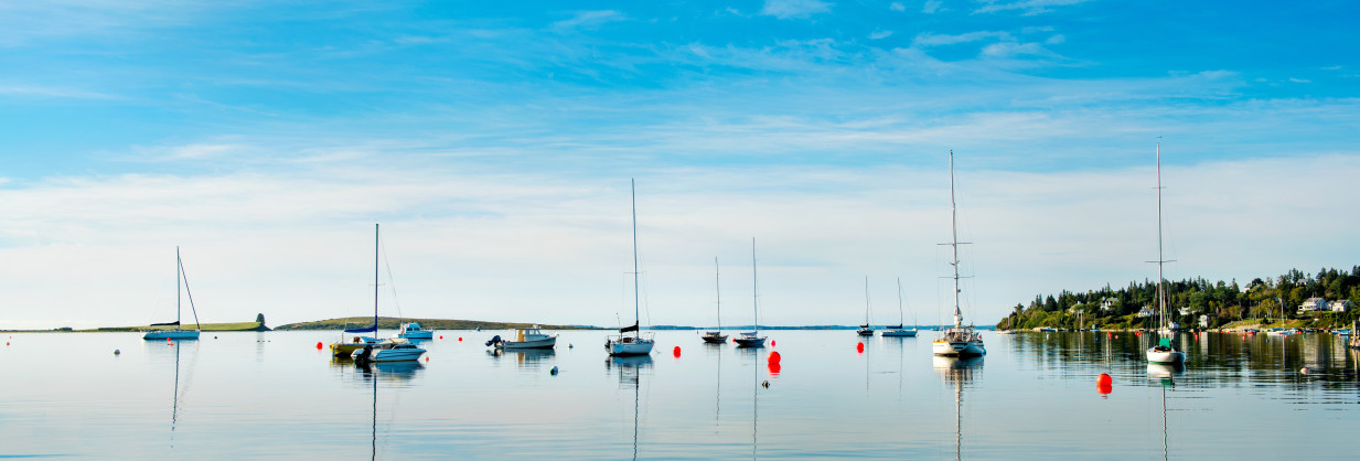 Digby boats on horizon