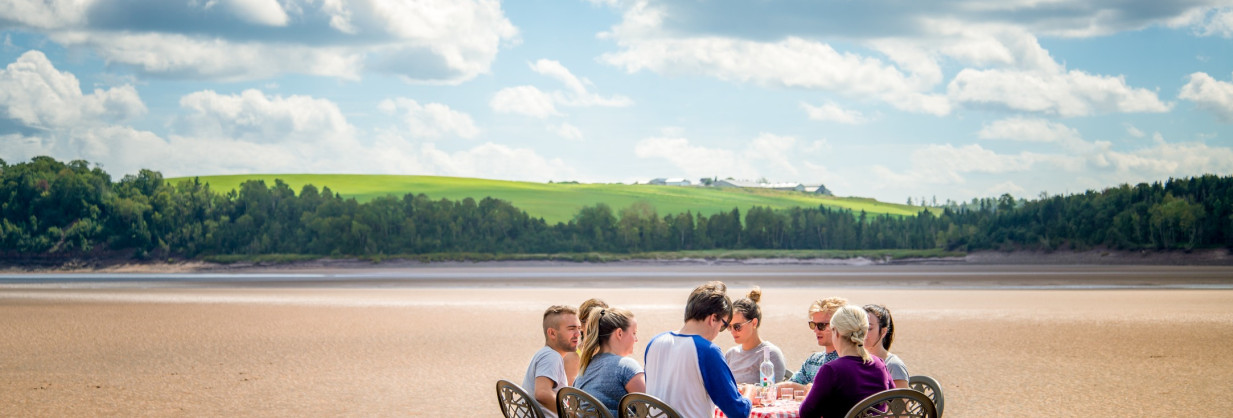 Nova Scotians enjoy a picnic in the most unique places...even the ocean floor.