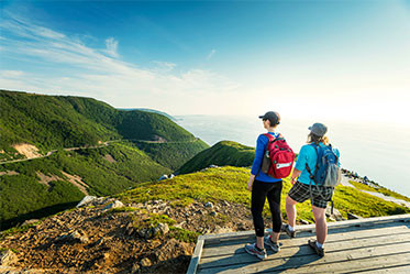 cabot trail hikers