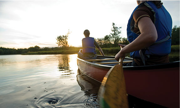 canoing