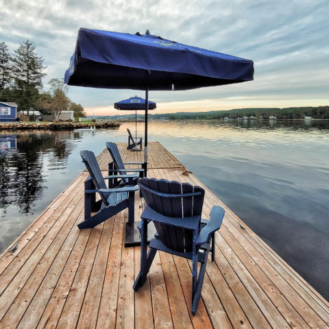 beautiful view on the lahave river