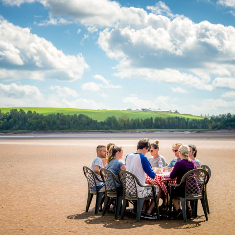 Nova Scotians enjoy a picnic in the most unique places...even the ocean floor.